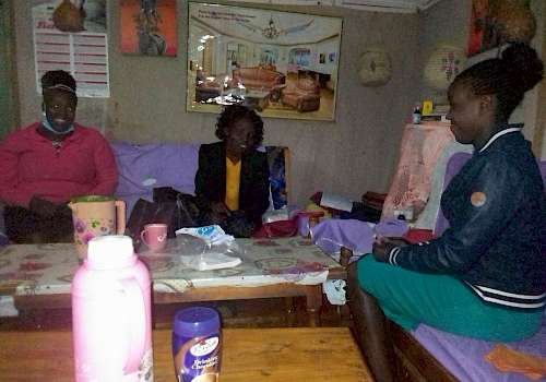 Deloraine children staff in a meeting